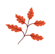 Dekorative Blattranken-Grafik